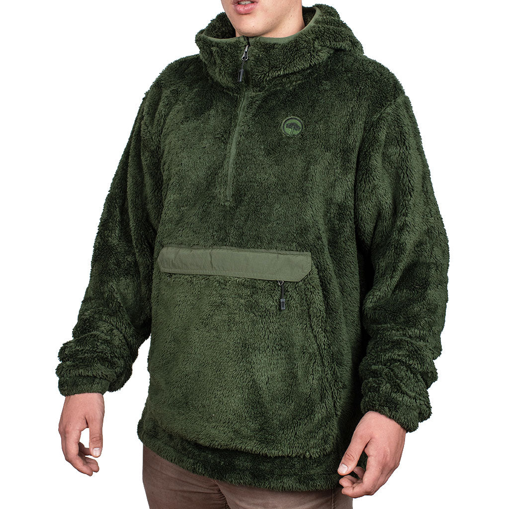 Green sherpa pullover best sale