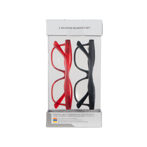 Pack Anteojos Lectura Red/Black Strabe