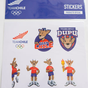 Stickers Team Chile Set 1