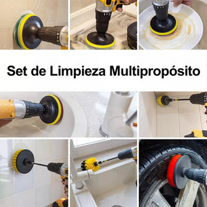 Set 20 Cepillos Limpieza De Auto Para Taladro Remuver