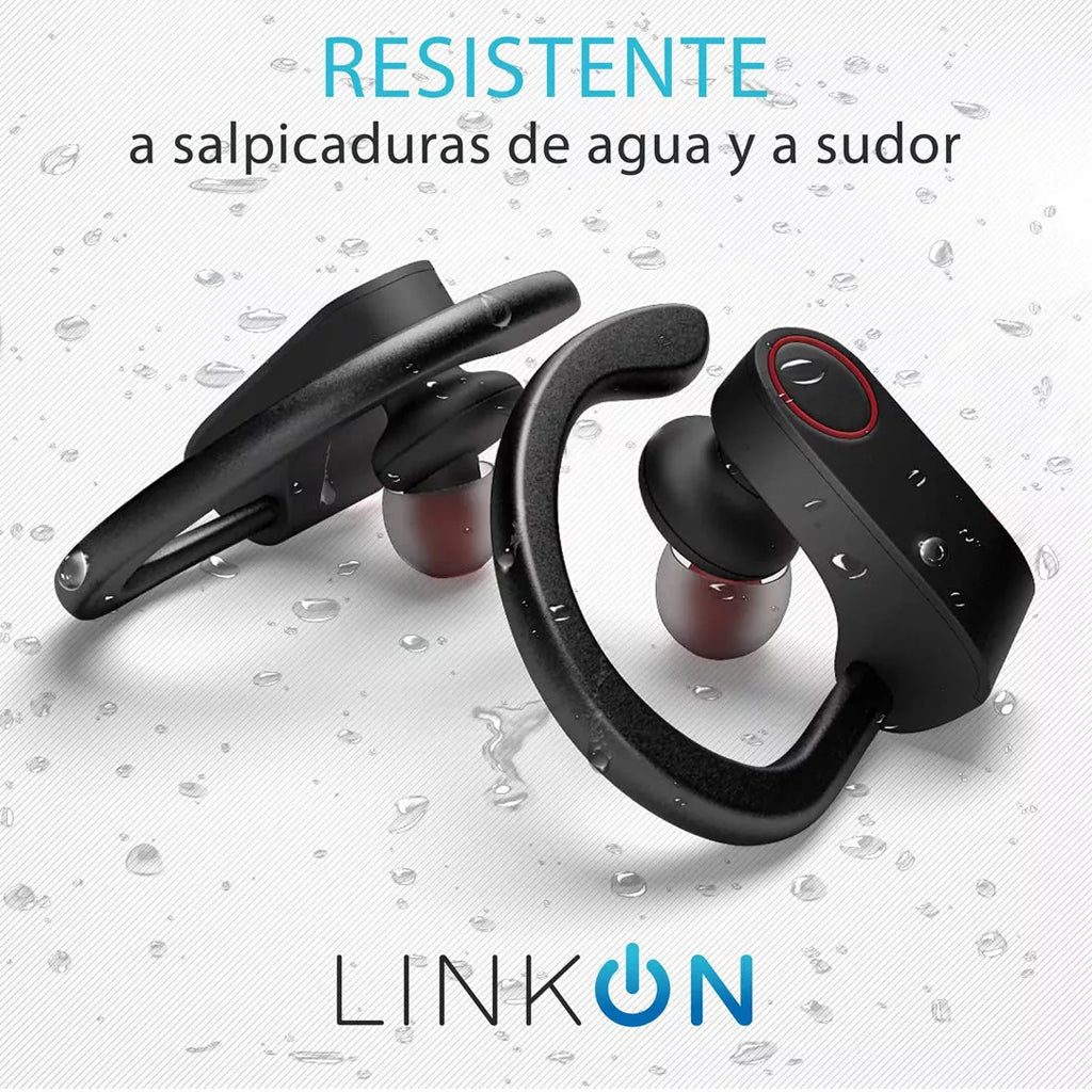 Audífonos Deportivos Inalámbricos Bluetooth Linkon Estuche