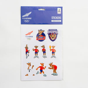 Stickers Team Chile Set 1