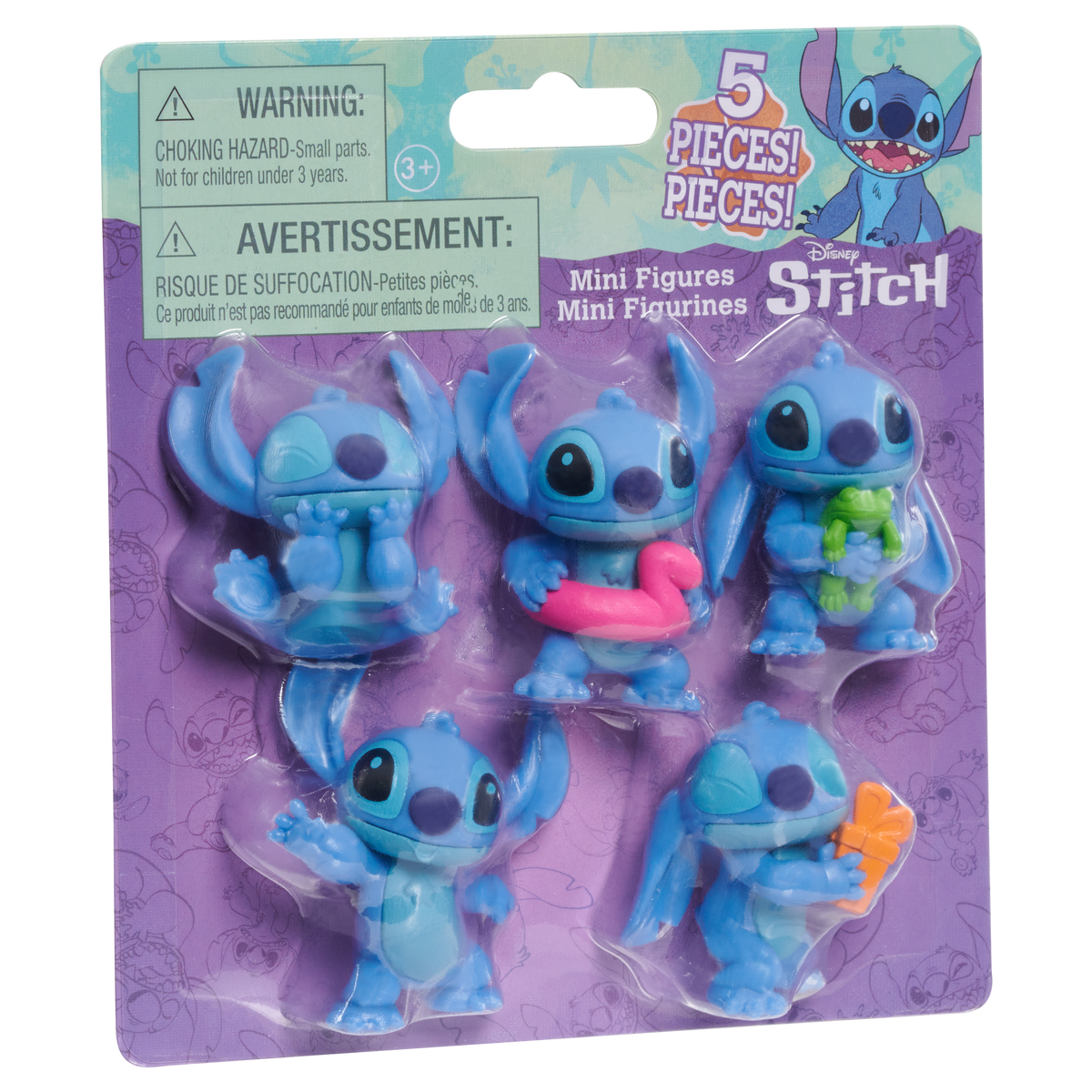 Stitch Pack De 5 Mini Figuras