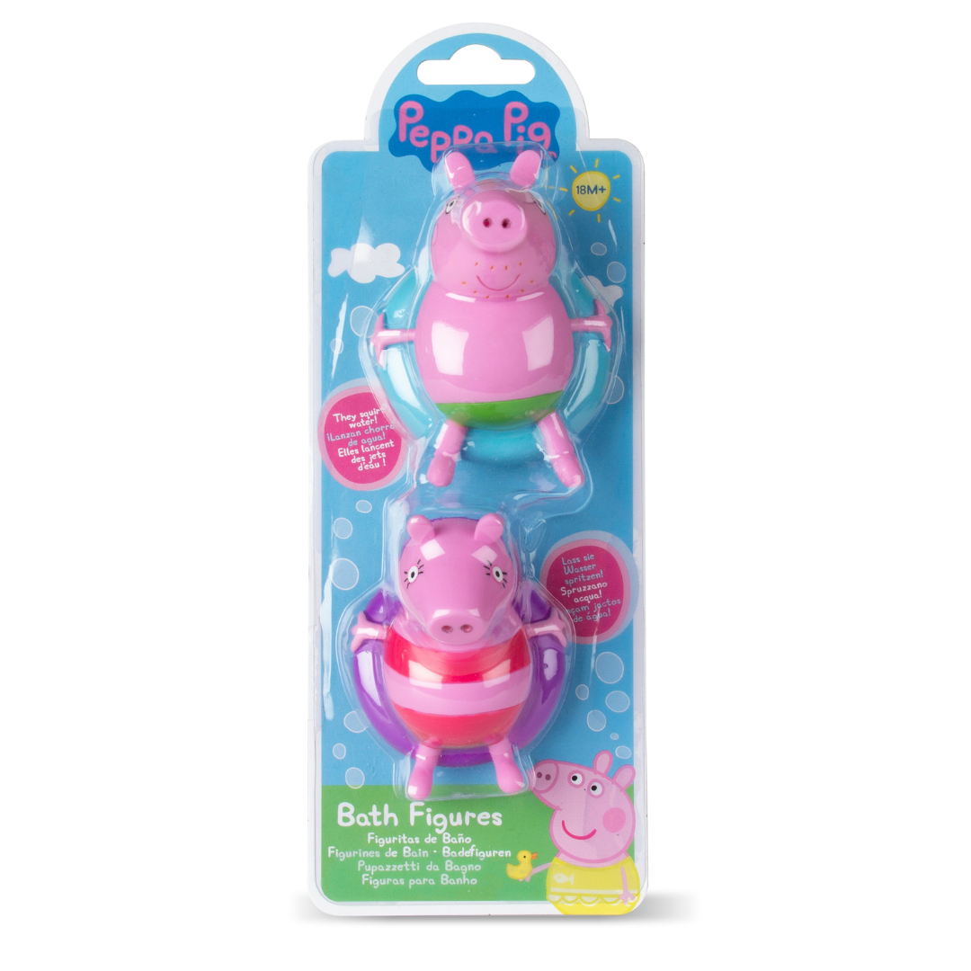 Figuras Baño Peppa Pig Blister 2 Unidades