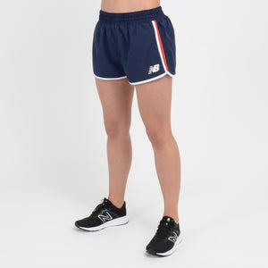 Short Running Mujer New Balance Team Chile Azul