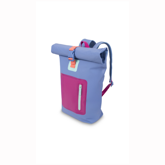 Mochila Cooler Impermeable 15Lt Morada