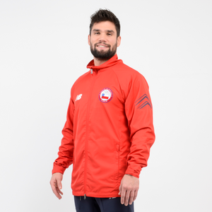 Chaqueta Hombre New Balance Team Chile Presentacion Roja