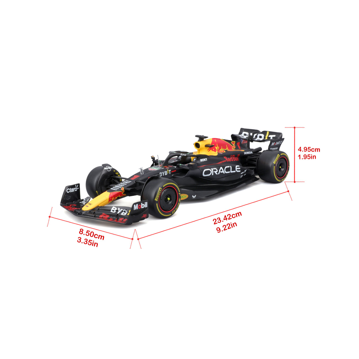 Auto Escala 1:24 Race Oracle Red Bull W/Driver  #1 Max Verstappen