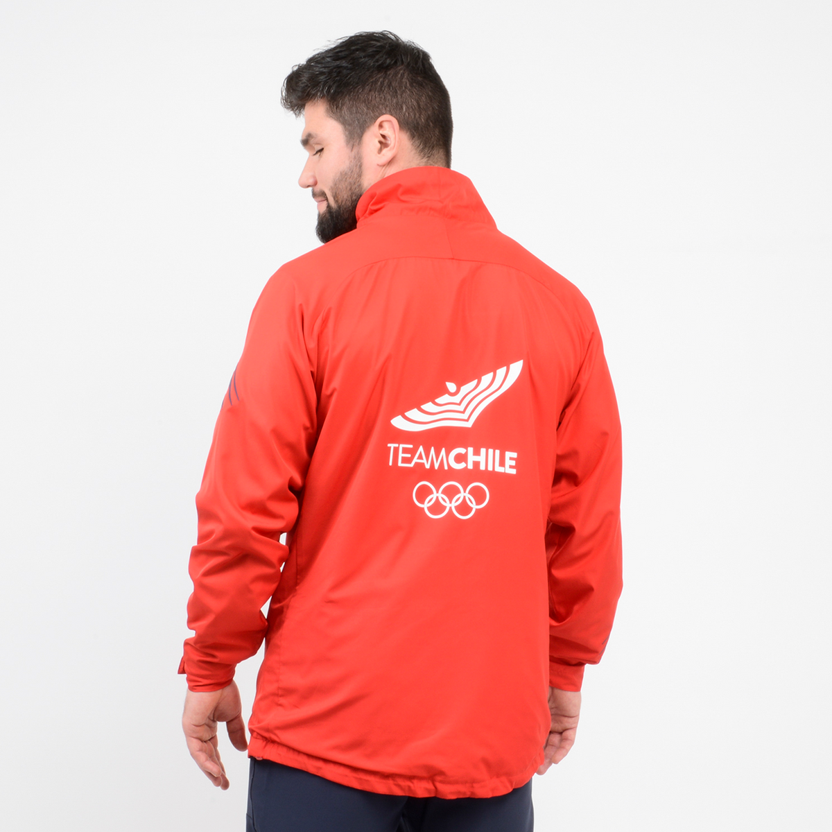 Chaqueta Hombre New Balance Team Chile Presentacion Roja