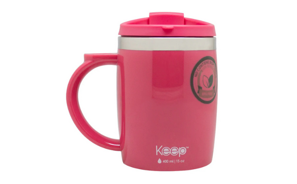 Mug Keep Termo Colores  400 Ml - Fucsia