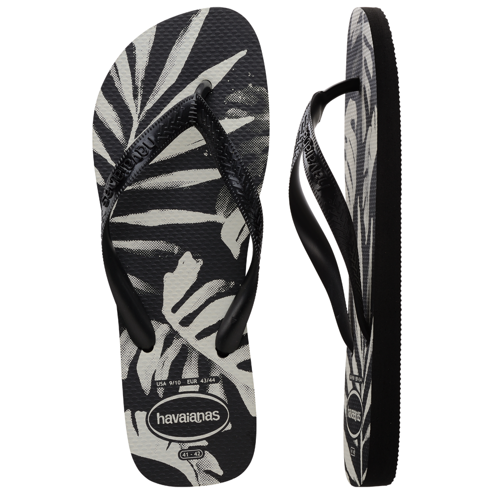 Sandalia Hombre Aloha Havaiana Negro