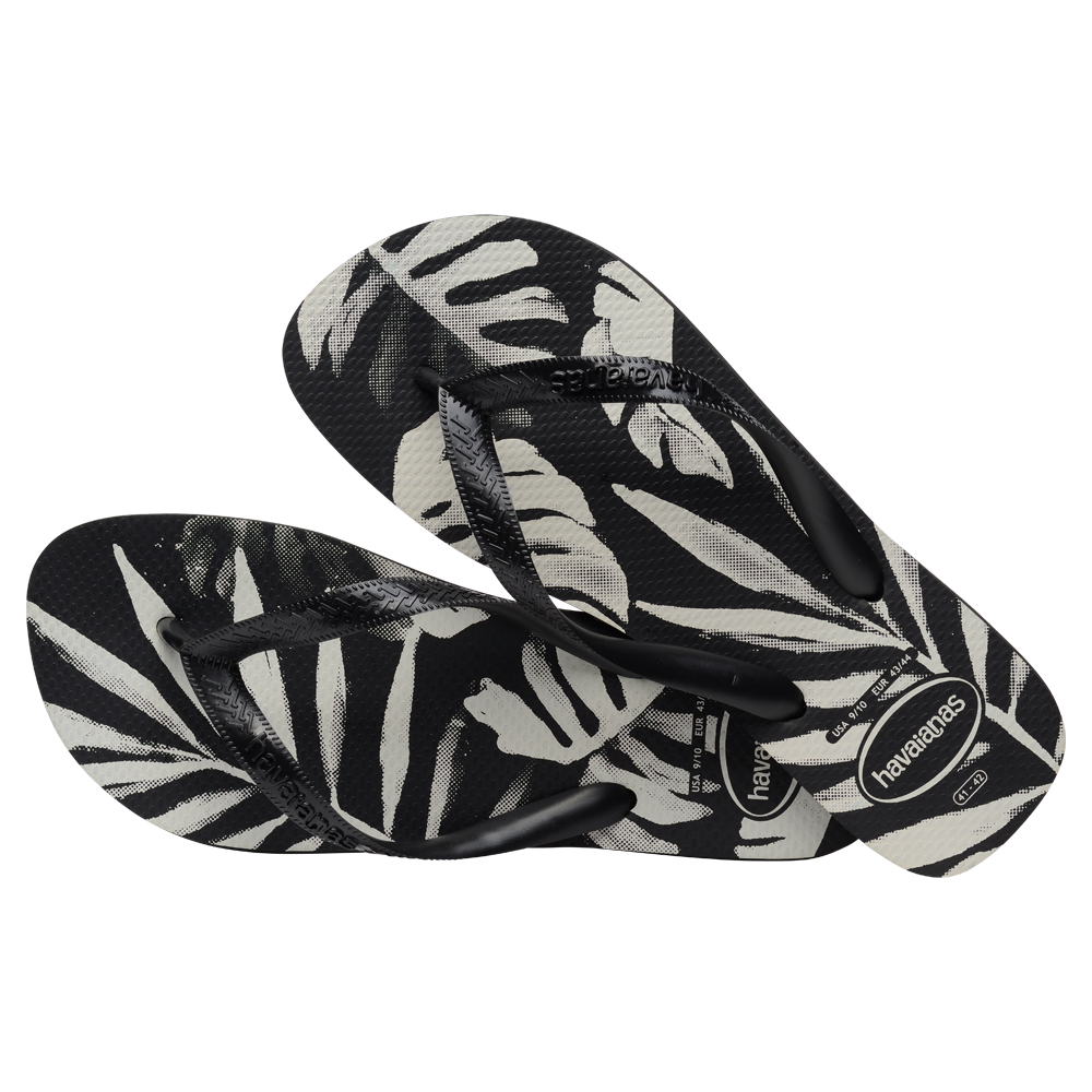 Sandalia Hombre Aloha Havaiana Negro