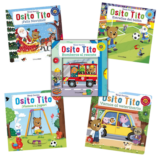 Combo Osito Tito: 5 Libros