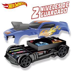 Hot Wheels Almacenaje Auto  2 En Uno