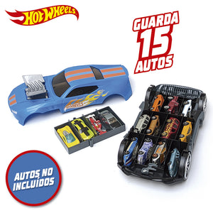 Hot Wheels Almacenaje Auto  2 En Uno