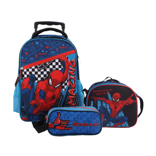 Pack 3 en 1 Con Ruedas Spiderman