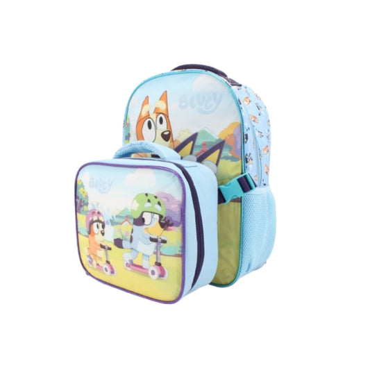 Pack Mochila Con Lonchera Bluey