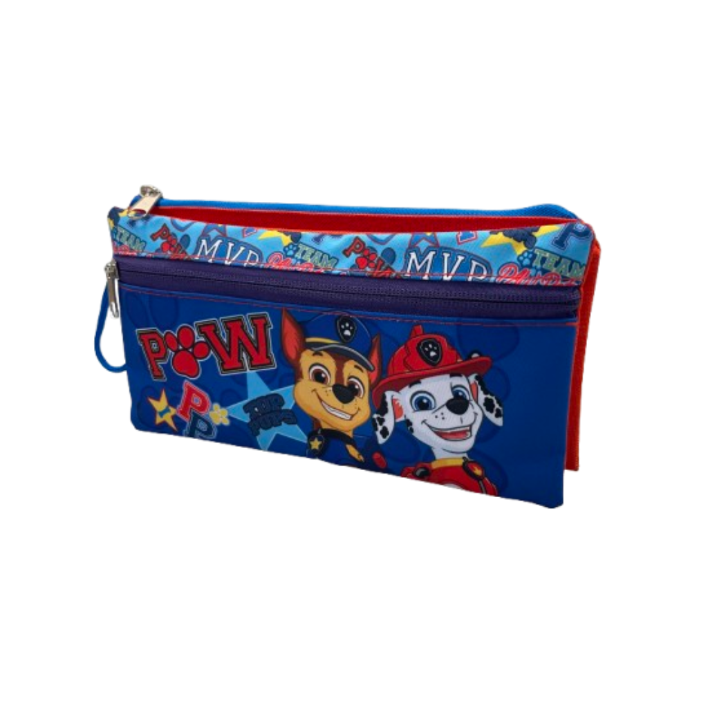 Estuche Doble Cierre Paw Patrol Niño 2 Diseños Surtidos