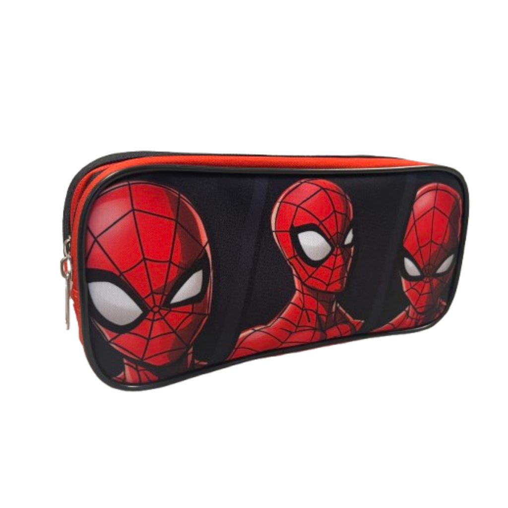 Estuche Satin Doble Cierre Spiderman