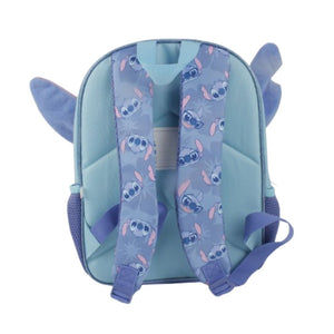 Mochila Infantil Stitch Con Orejas Plush