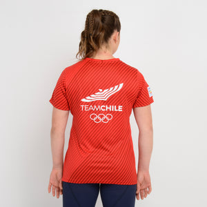 Polera Team Chile Mujer New Balance Roja