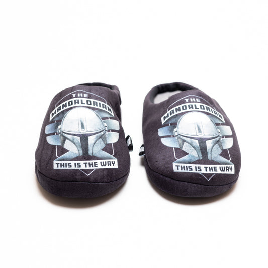 Pantufla Hombre Mandalorian Star-Wars Negro