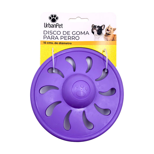 Disco De Goma Para Perro Morado