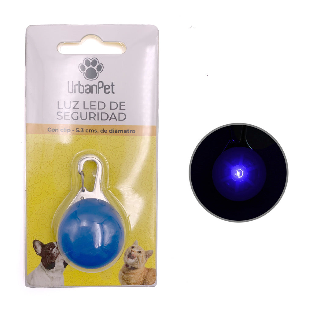 Luz De Seguridad Led Clip-On Azul