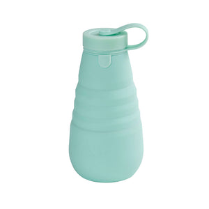 Botella Silicona Plegable Aqua