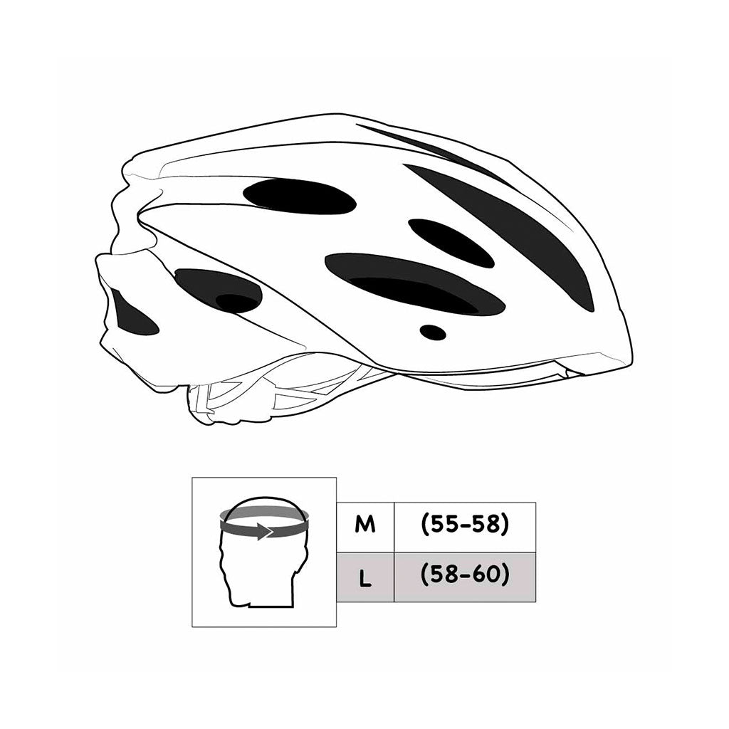 Casco Sport Negro/Naranjo L OW