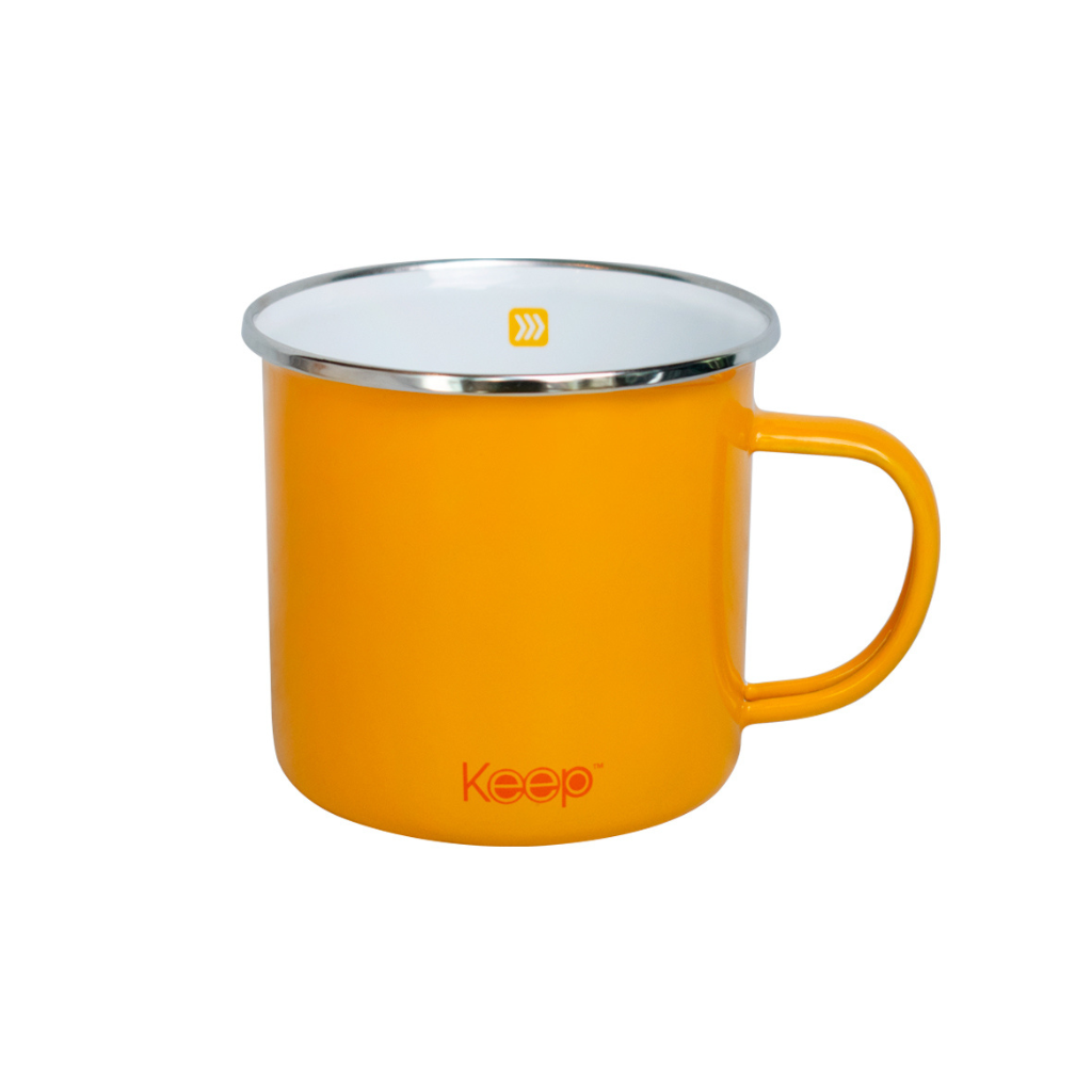 Mug Metalico 16Oz Keep Amarillo