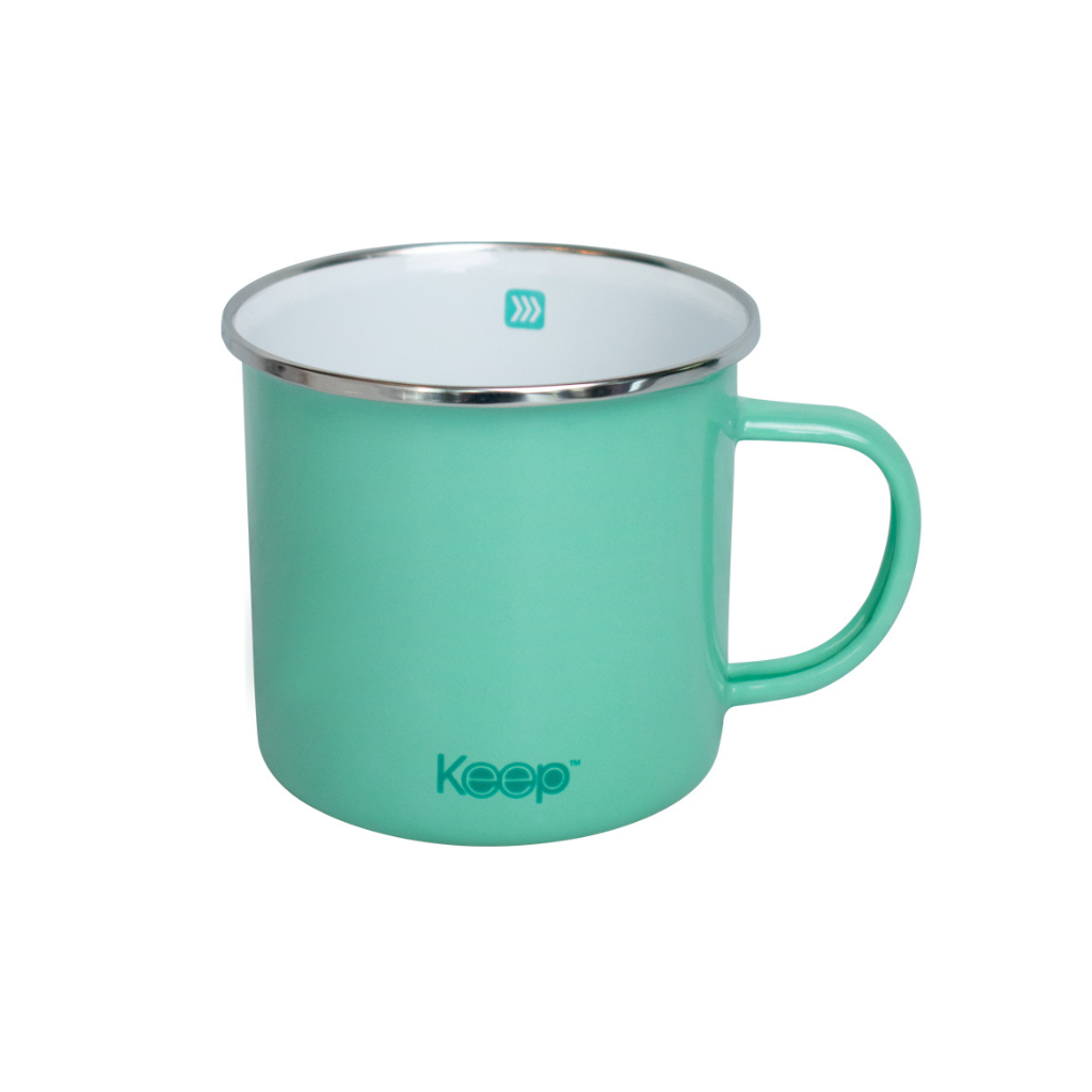 Mug Metalico 16Oz Keep Celeste