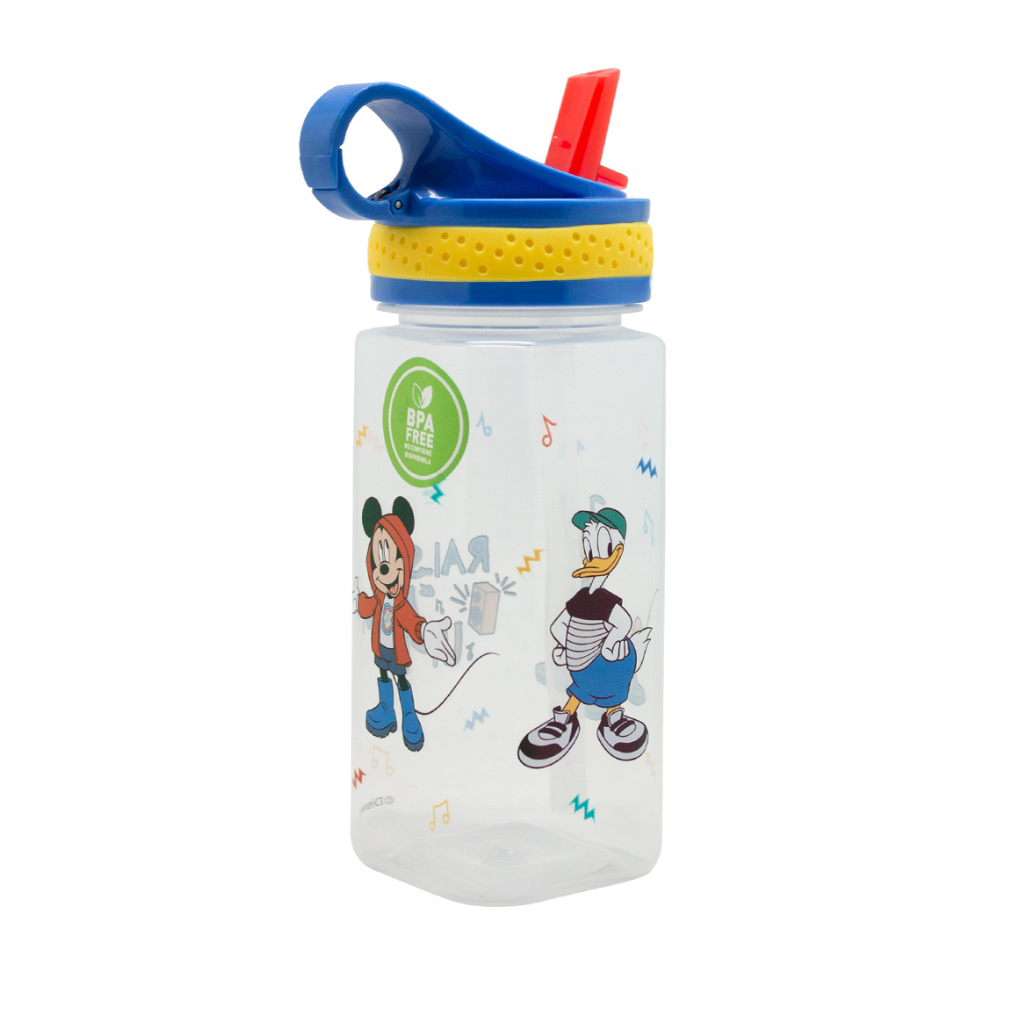 Botella Cuadrada 500Ml Licencias Mickey