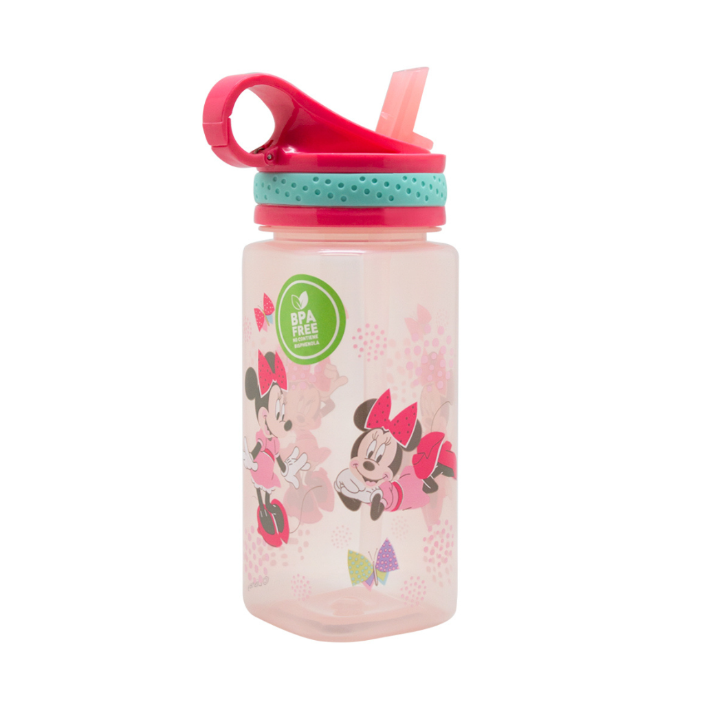 Botella Cuadrada 500Ml Licencias Minnie