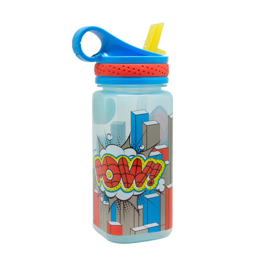 Botella Cuadrada 500Ml Licencias Spiderman