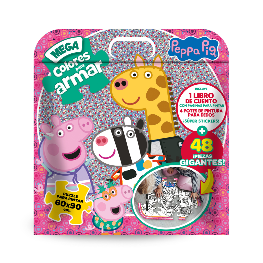 Mega Colores Para Armar Peppa Pig