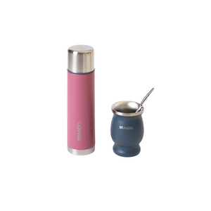 Set Mate + Termo Bala 0,5 Lt Navy-Grape Brando