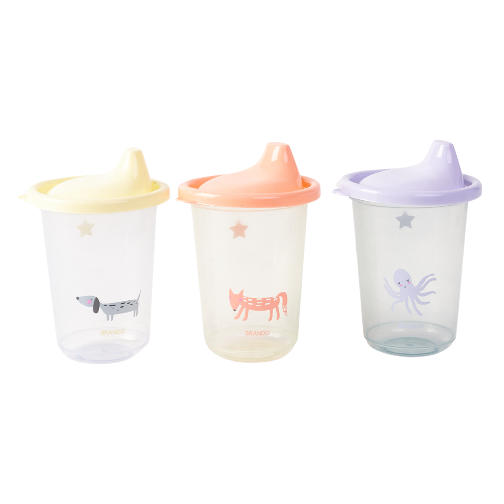 Set Tres Vasos Infantil Brando