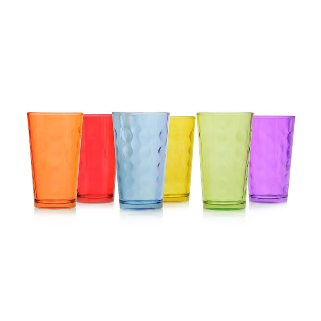 Set 6 Vasos Altos Color 320Cc Allegra