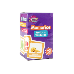 Set 3 Memorice - Animales, Fruta Y Verduras, Objetos - Mundo Educa