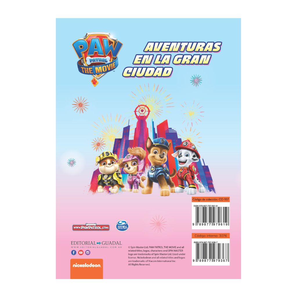 Paw Patrol - Aventuras En La Gran Ciudad