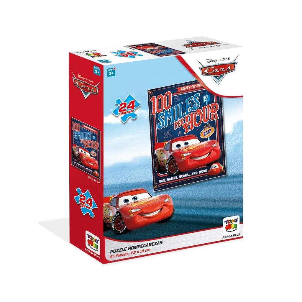 Puzzle 24 Piezas Cars