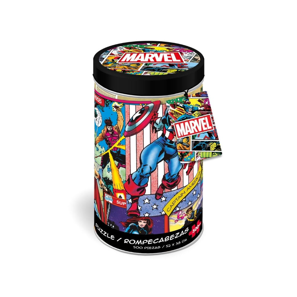 Puzzle 500 Piezas Tubo 2 Mod. Marvel Comic