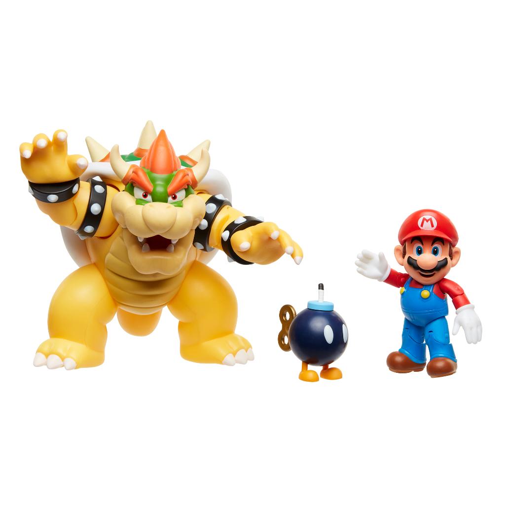 Super Mario Diorama Set Mario Vs. Bowser