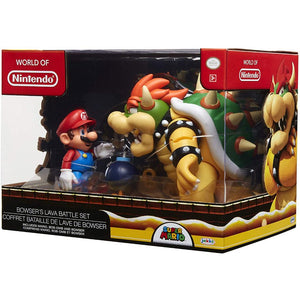 Super Mario Diorama Set Mario Vs. Bowser