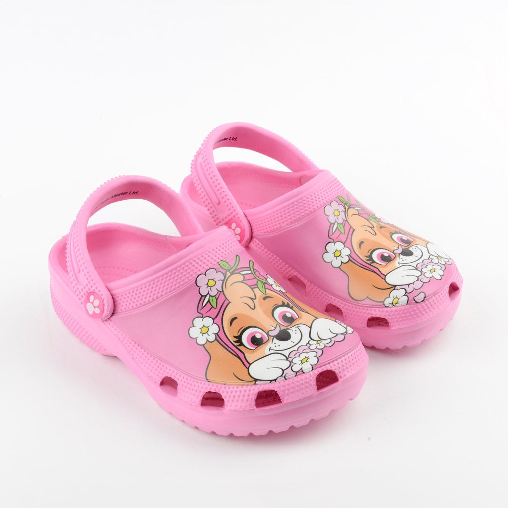 Sandalia Zueco Niña Paw Patrol Rosado