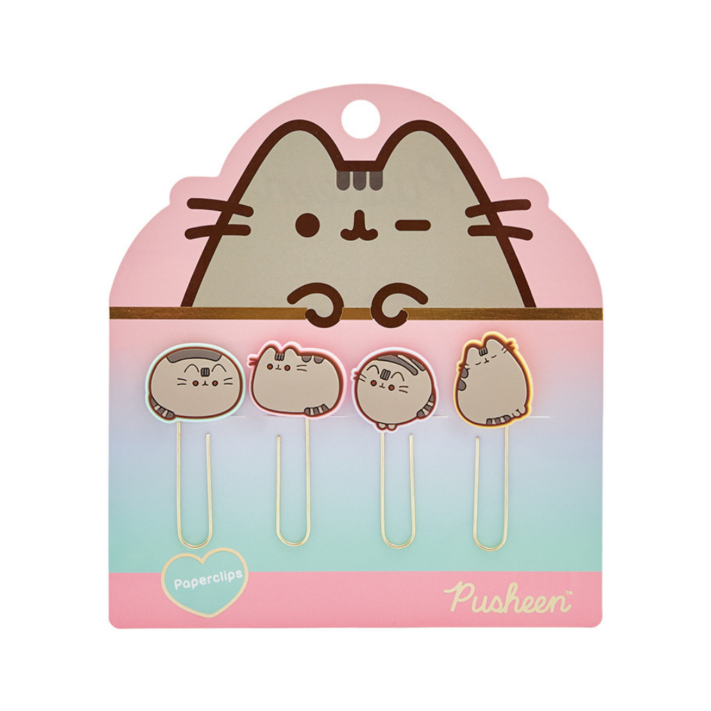 Maw Pusheen - Fun Paper Clips X 4