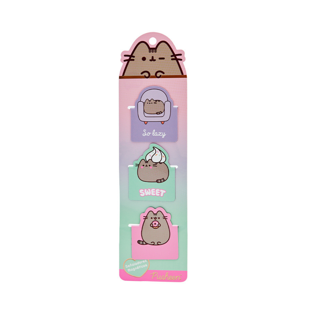 Maw Pusheen - Magnetic Bookmarks X 3