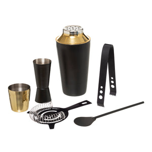 Set Coctelería 5 Piezas Premium Black