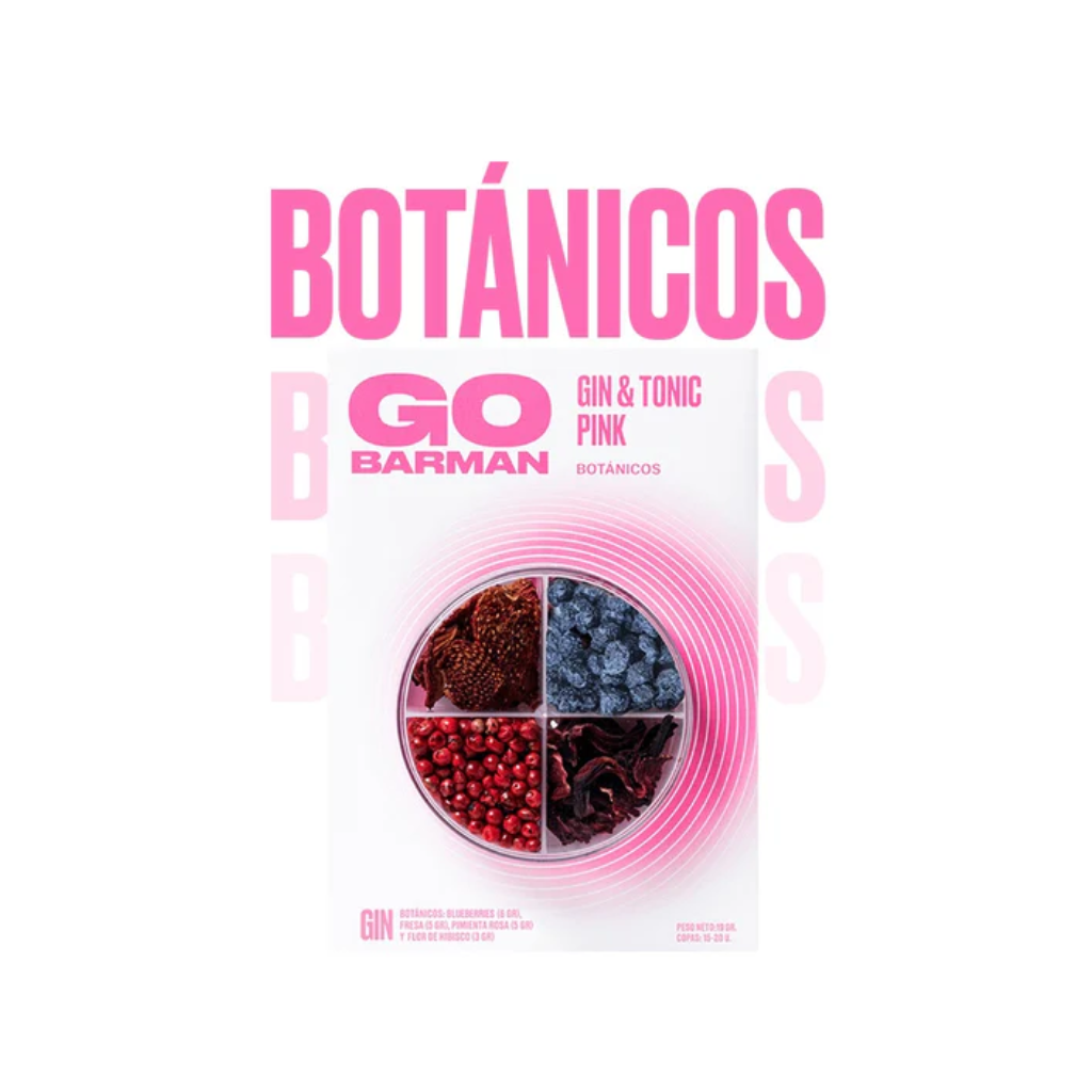 Blister Botánico Gin Pink  - Go Barman